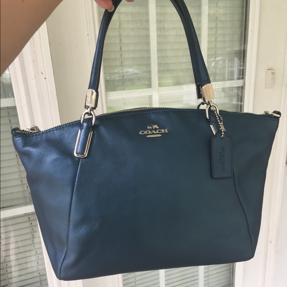 Coach Small Pebbled Leather Kelsey Satchel F34493